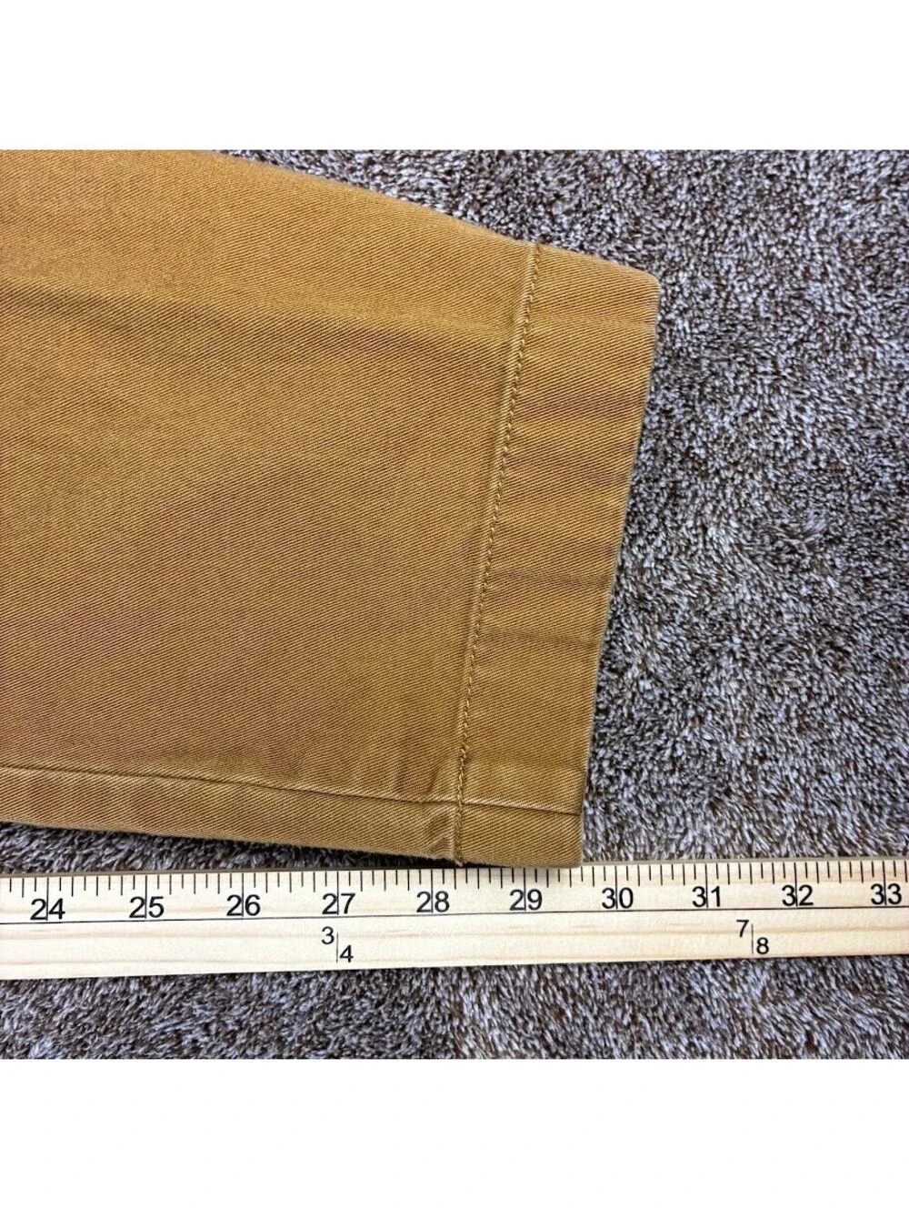 J Crew The Sutton Chino Pants Mens Size 33X32 Tan